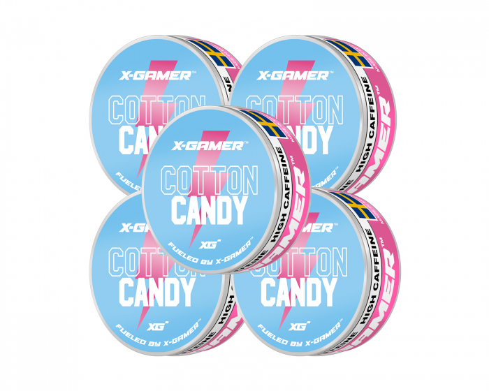 X-Gamer Pouch Energy - Cotton Candy (5-Pack)