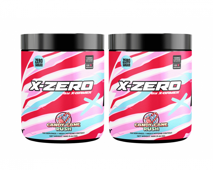 X-Gamer X-Zero Candy Cane Rush - 2 x 100 Serveringar