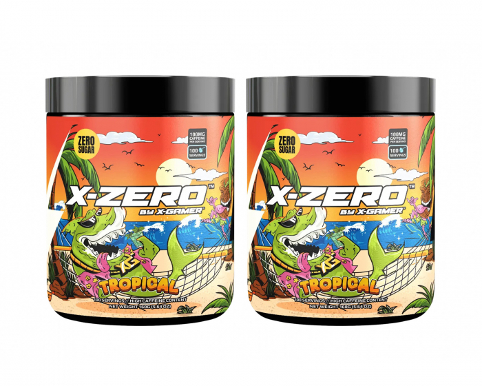 X-Gamer X-Zero Tropical - 2 x 100 Serveringar