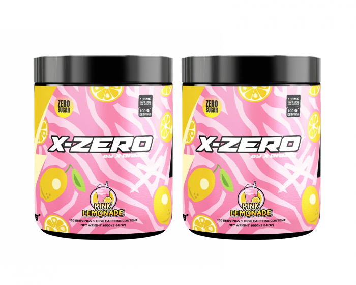X-Gamer X-Zero Pink Lemonade - 2 x 100 Serveringar