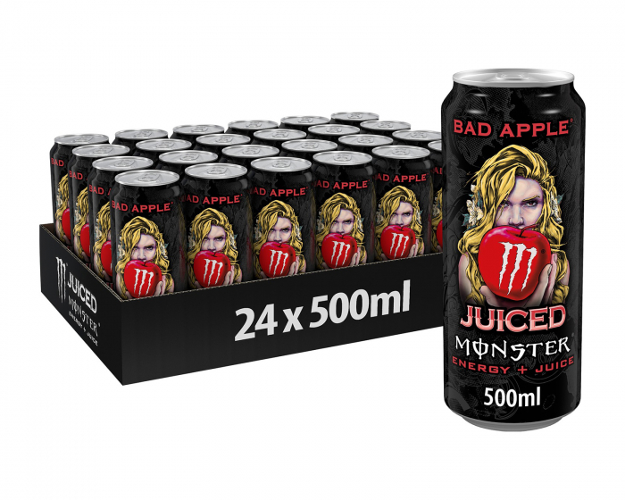 Monster Energy Juiced Bad Apple 24 x 500ml (Inkl. pant)