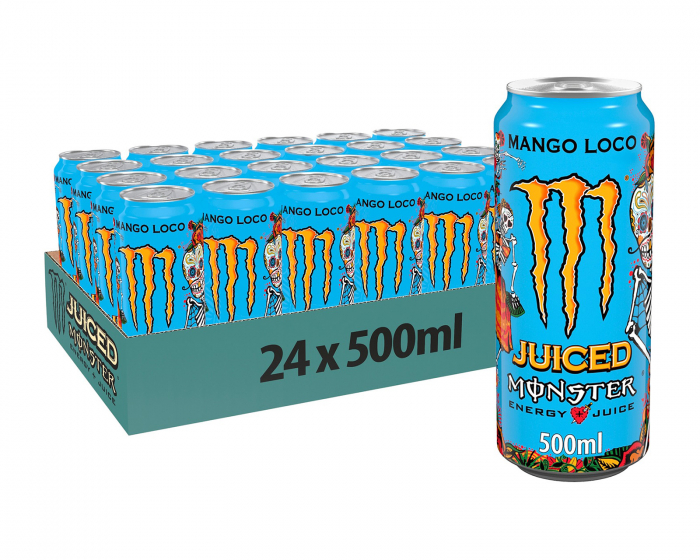 Monster Energy Juiced Mango Loco 24 x 500ml (Inkl. pant)
