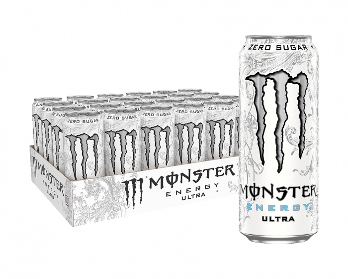 Monster Energy Ultra Zero Sugar White 24 x 500ml (Inkl. pant)