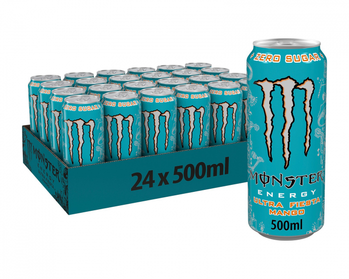 Monster Energy Ultra Fiesta Zero Sugar 24 x 500ml (Inkl. pant)