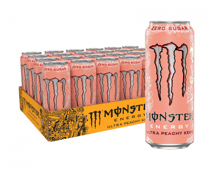 Monster Energy Ultra Peachy Keen Zero 24 x 500ml (Inkl. pant)