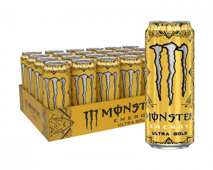 Monster Energy Ultra Gold Zero Sugar 24 x 500ml (Inkl. pant)