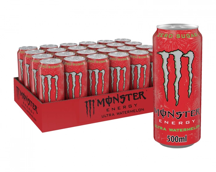 Monster Energy Ultra Watermelon Zero Sugar 24 x 500ml (Inkl. pant)