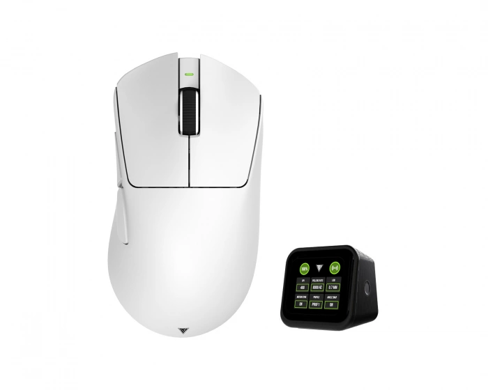 Teevolution Rapid Sync 8K Dongle + Terra Pro Trådlös Gamingmus - Vit