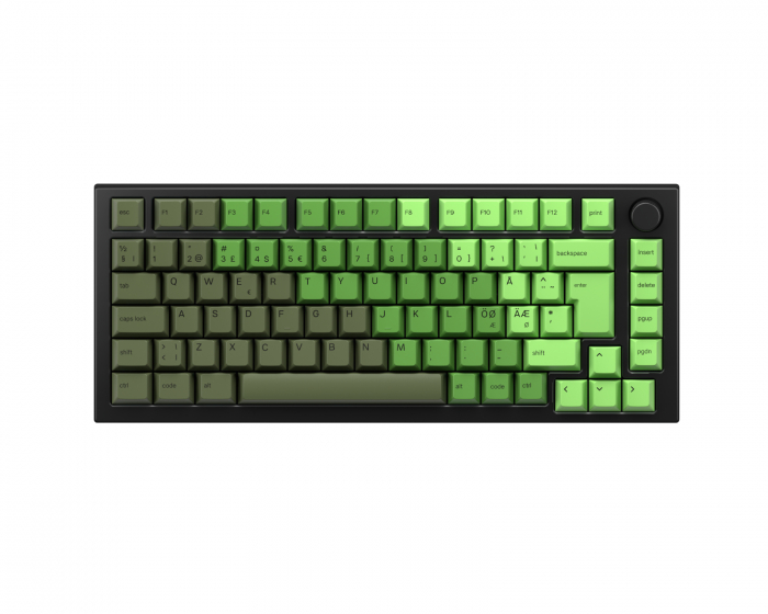 Glorious GMMK Pro 75% ISO – Black Slate x Olive Bundle [Mako MX]