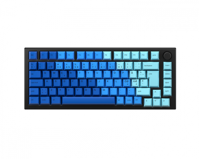Glorious GMMK Pro 75% ISO – Black Slate x Caribbean Ocean Bundle [Fox MX]