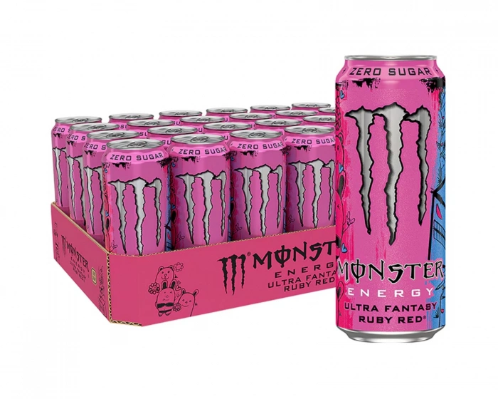 Monster Energy Ruby Red 24 x 500ml (Inkl. pant)