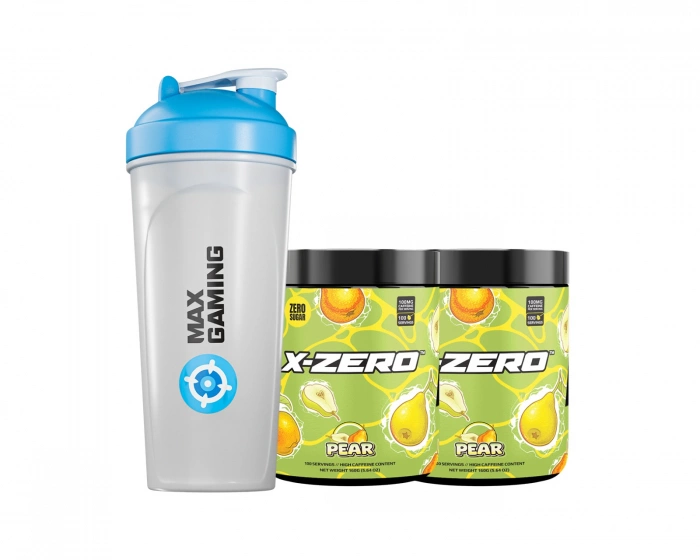 X-Gamer X-Zero Pear - 2 x 100 Serveringar + Shaker
