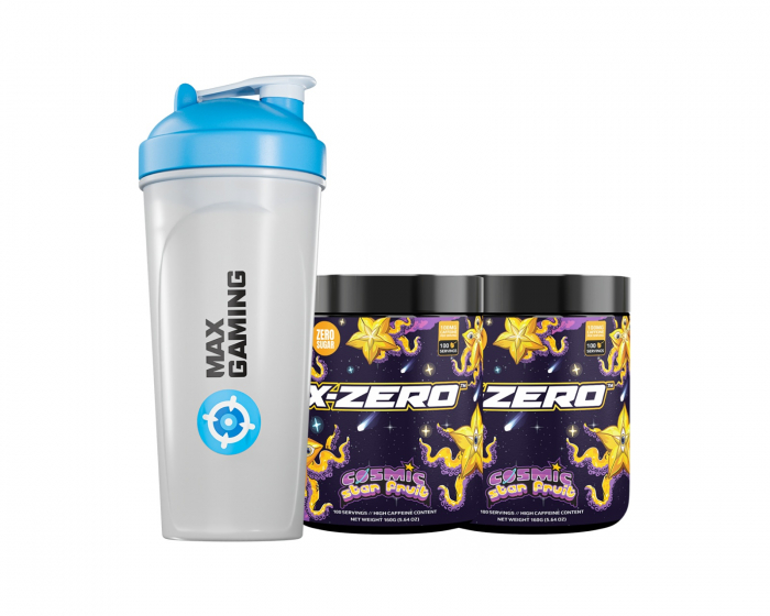 X-Gamer X-Zero Cosmic Star Fruit - 2 x 100 Serveringar + Shaker
