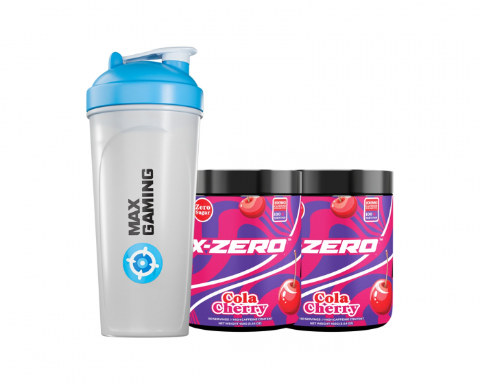 X-Gamer X-Zero Cola Cherry - 2 x 100 Serveringar + Shaker