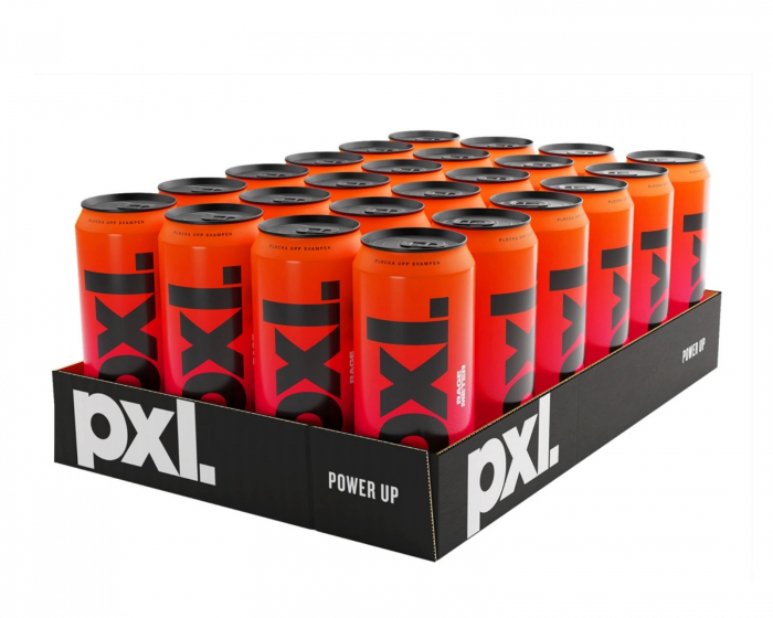 PXL Energy Rage Meter (Körsbär & Hallon) 24 x 500ml