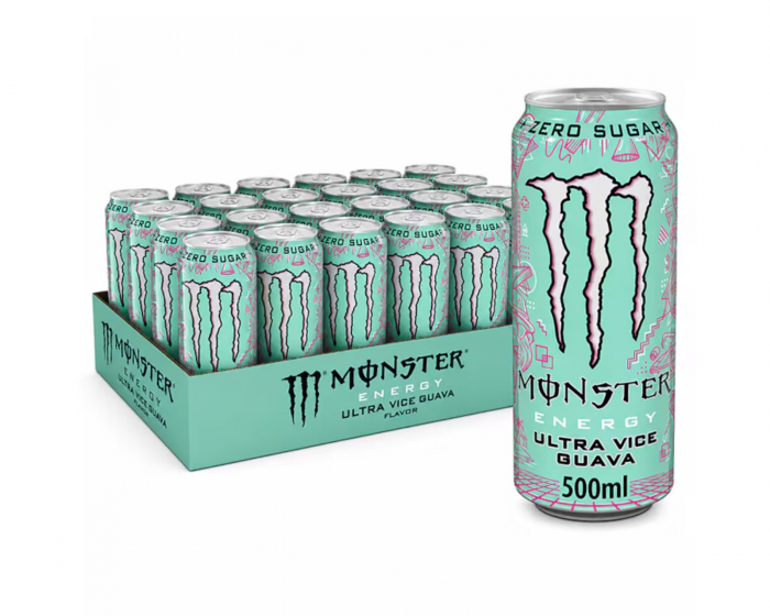 Monster Energy Ultra Vice Guava 24 x 500ml (Inkl. pant)