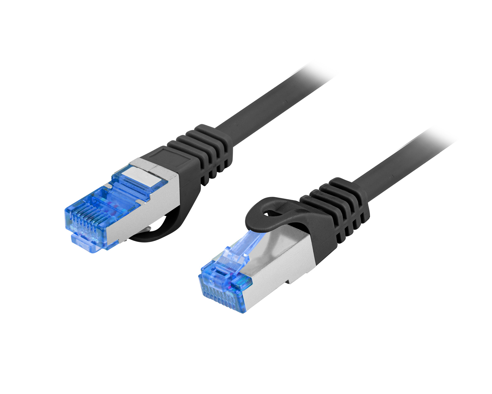 2-PACK RJ45 Splitter Ethernet LAN Adapter Svart