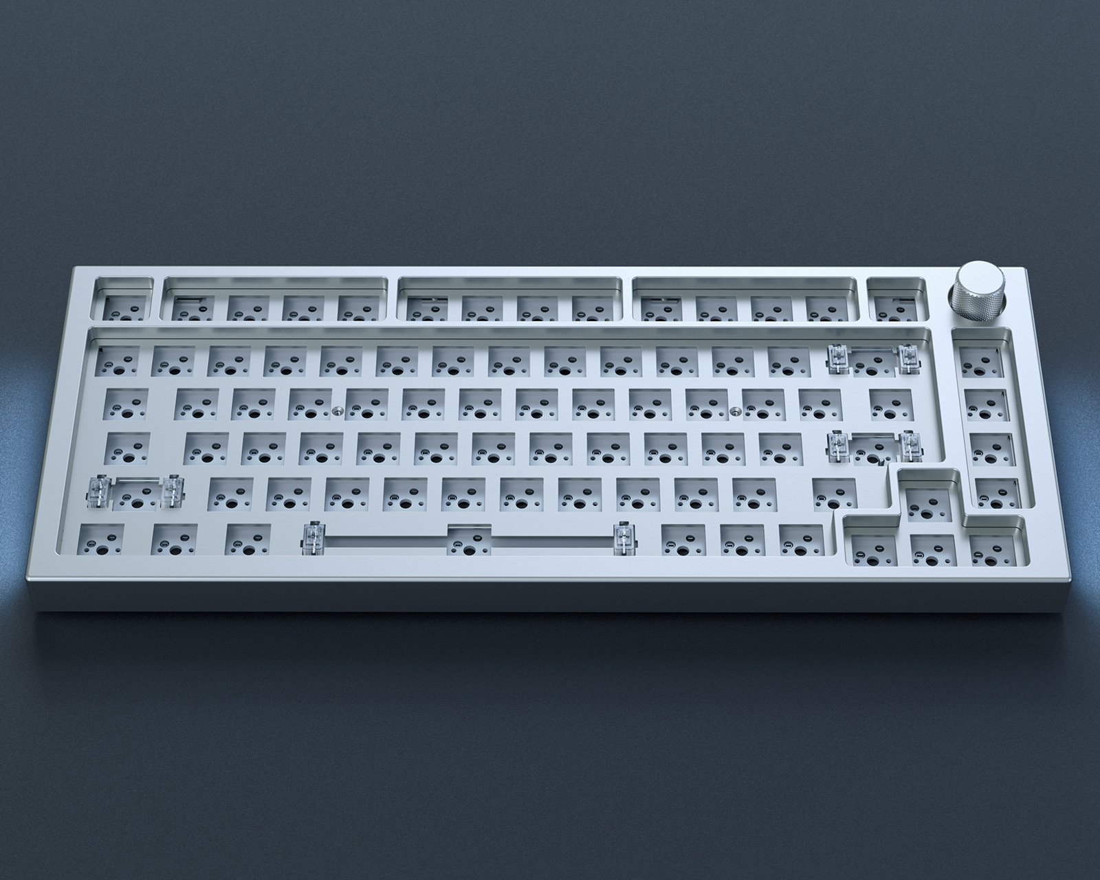 Glorious GMMK Pro TKL Gaming Keyboard Barebone - Blanc (ANSI) -  GLO-GMMK-P75-RGB-W 