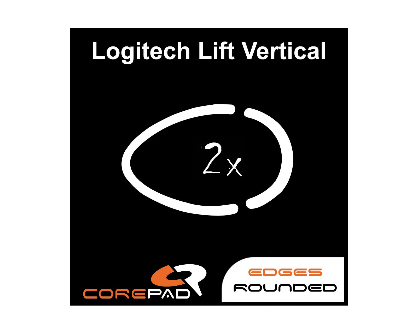 Corepad Skatez Pro till Logitech Lift Vertical