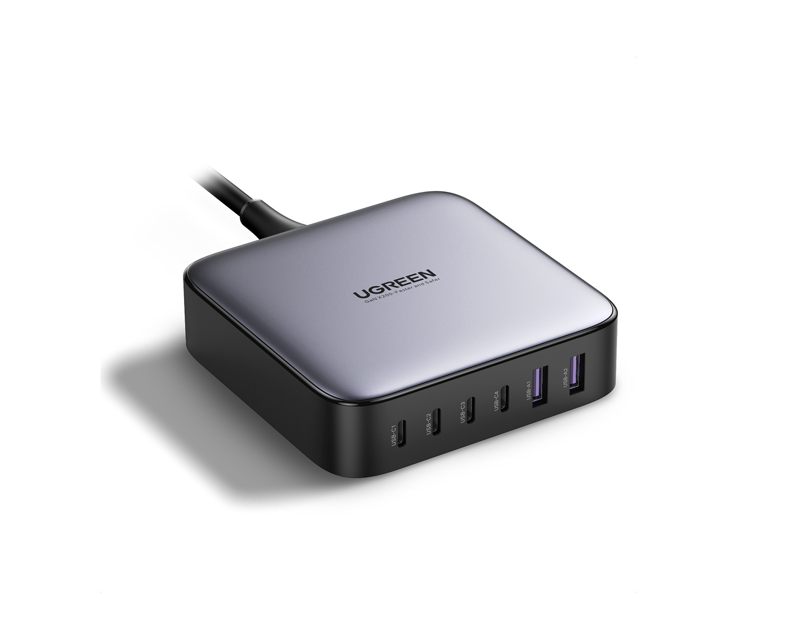 Ugreen Nexode 200W USB C GaN Charger-6 Ports Desktop Charger – UGREEN