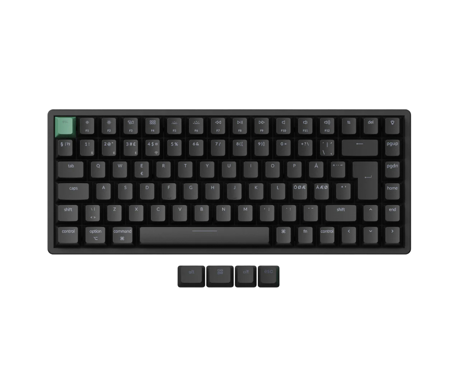 Keychron K2 HE Trådlöst QMK Tangentbord [Gateron 2.0 Purple
