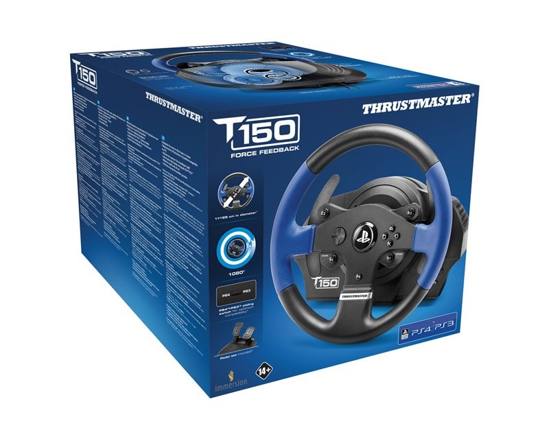 ThrustMaster T150 Ratt- Och Pedalset PC PS3 PS4