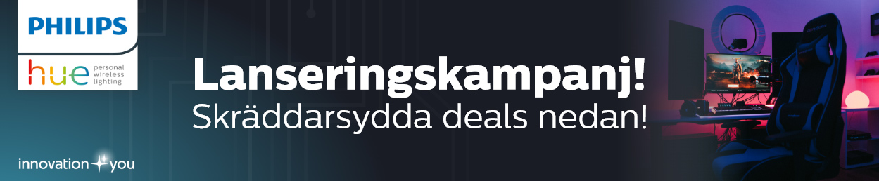 Köp startpaket från Philip Hue på MaxGaming.se