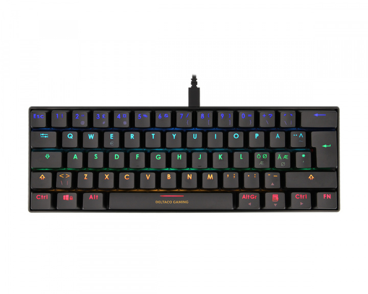 Deltaco Gaming Compact RGB Mekaniskt Tangentbord [Content Brown]