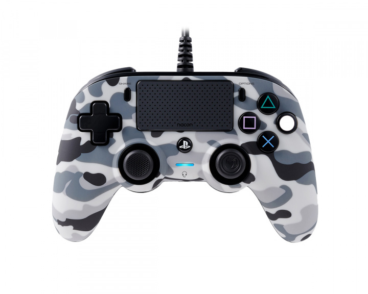 Nacon Wired Compact Kontroll Cammo Grå (PS4/PC)