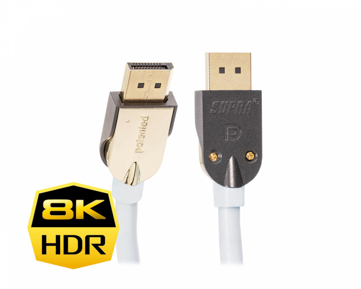 Supra DisplayPort Kabel DP-DP 8K HDR - 1,5 meter