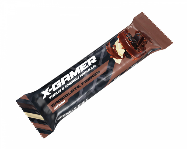 X-Gamer 55g X-Bar Chocolate Frenzy