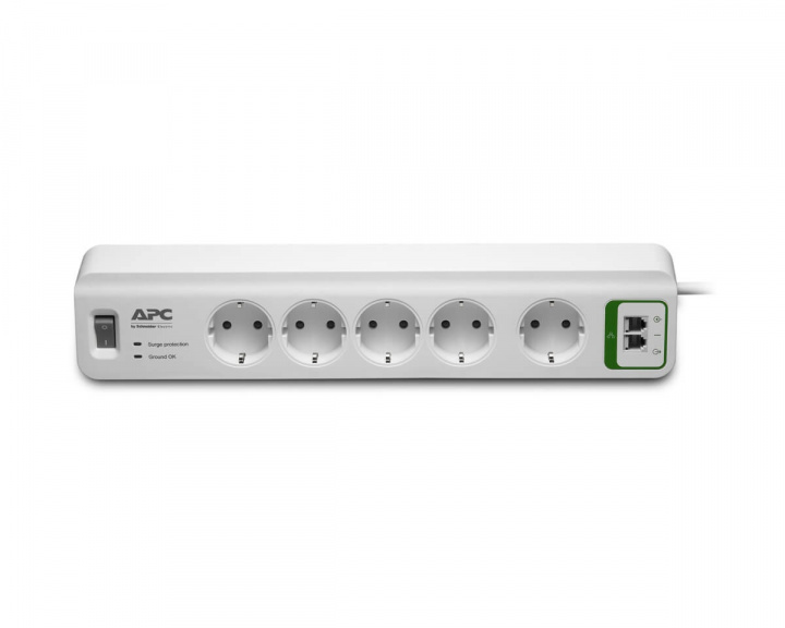 APC Grenuttag Essential SurgeArrest 5-uttag + Telefonuttag