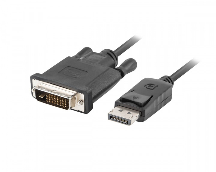 Displayport till DVI-D Kabel 3 Meter i gruppen Datortillbehör / Datakablar & adaptrar / Bildkabel / DVI kabel hos MaxGaming (13528)