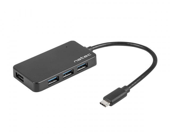 Natec USB Hub 3.0 Silkworm USB-C 4-portar