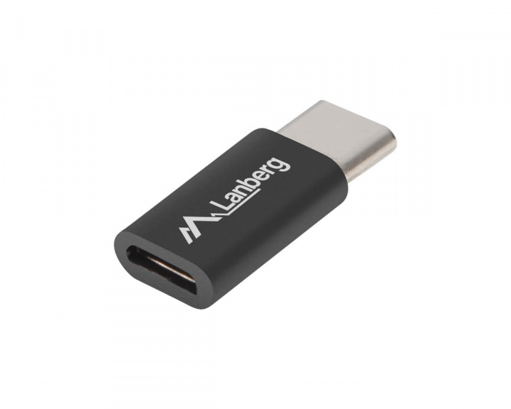 Lanberg micro-B Hona till USB-C Hane Adapter
