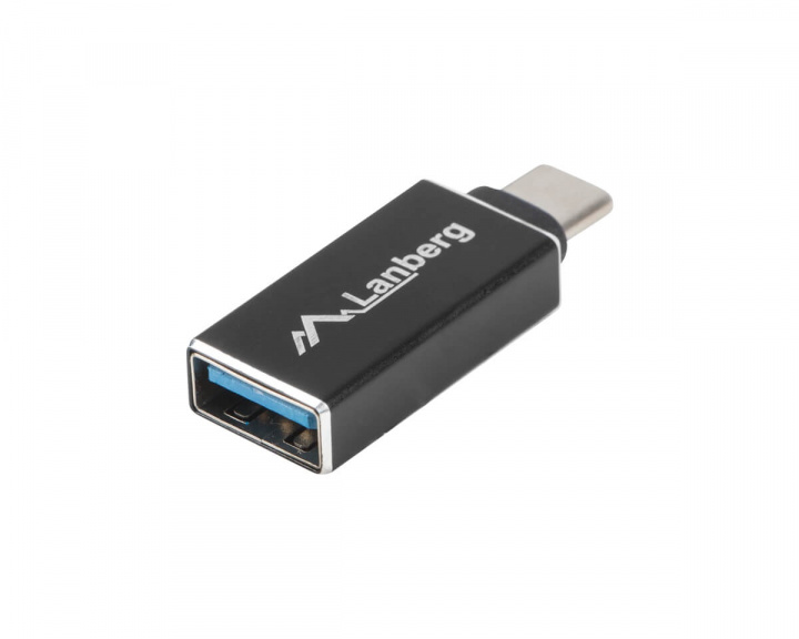 Lanberg USB-A Hona till USB-C 3.1 Hane Adapter
