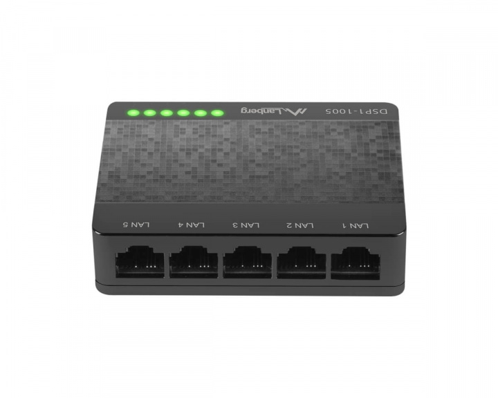 Lanberg DSP1-1005 Switch 5-portar 100/1000mbps