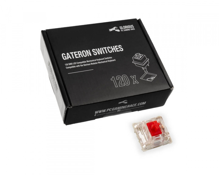 GMMK Gateron Red Mekaniska Brytare i gruppen Datortillbehör / Tangentbord & Tillbehör / Custom tangentbord / Switchar hos MaxGaming (14355)