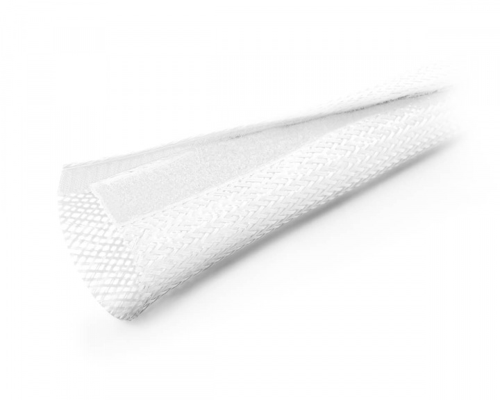 MaxMount Kabel Sleeve med kardborrband - Vit