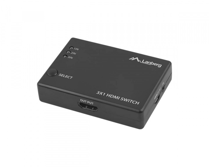Lanberg HDMI Switch 3-Portar + Micro USB-Port