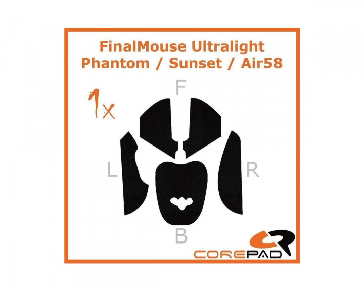 Corepad Grips till Finalmouse Ultralight/Phantom/Sunset/Air58