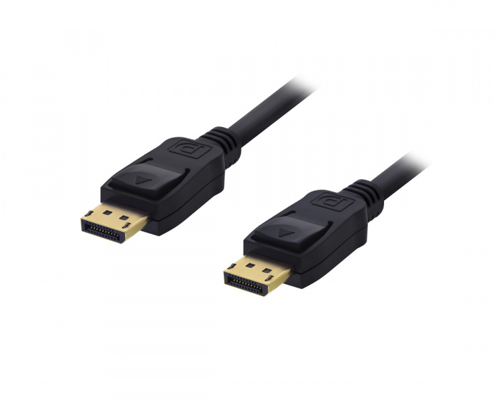 Deltaco DisplayPort Kabel 4K Svart - 2 meter