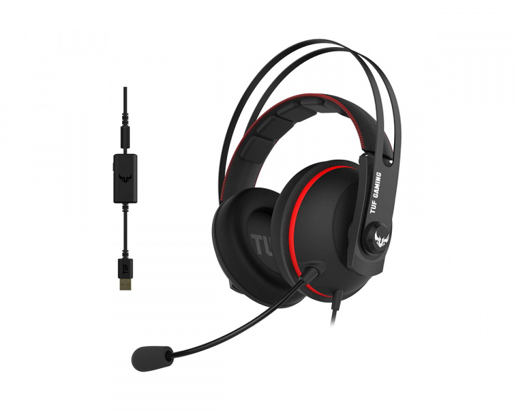 Asus TUF H7 7.1 Gamingheadset Röd