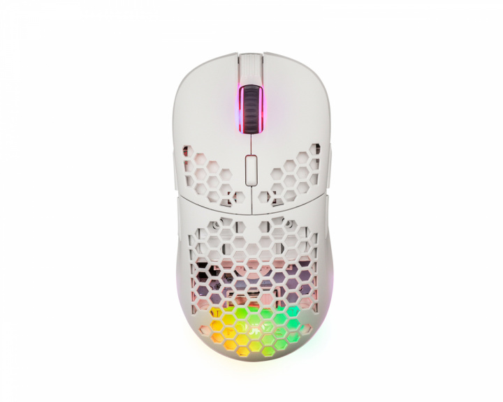 Fourze GM900 Trådlös RGB Gamingmus Vit