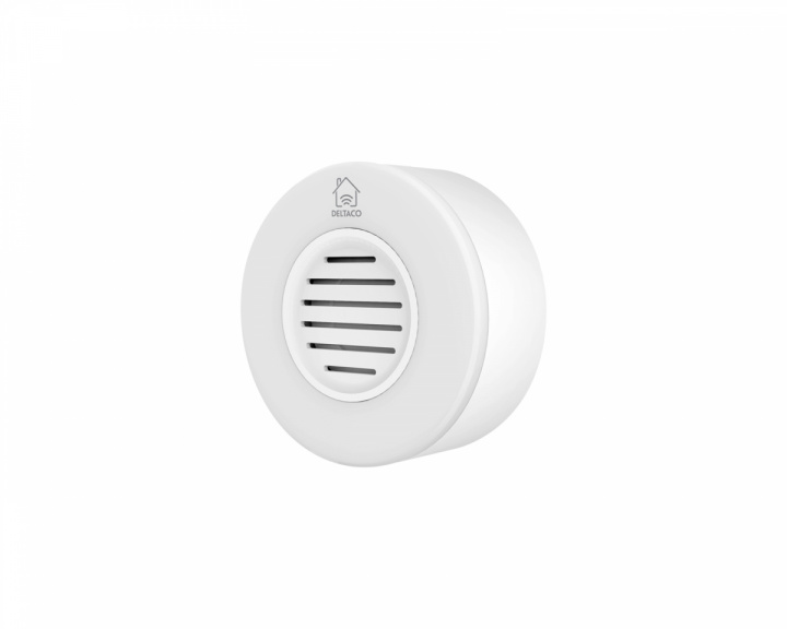 Deltaco Smart Home WiFi Siren - Vit