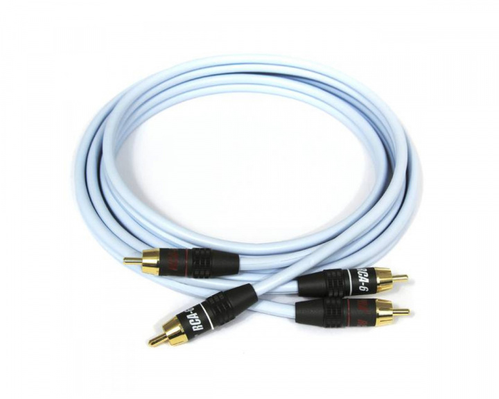 Supra Dual 2RCA-2RCA Ljudkabel - 1 meter