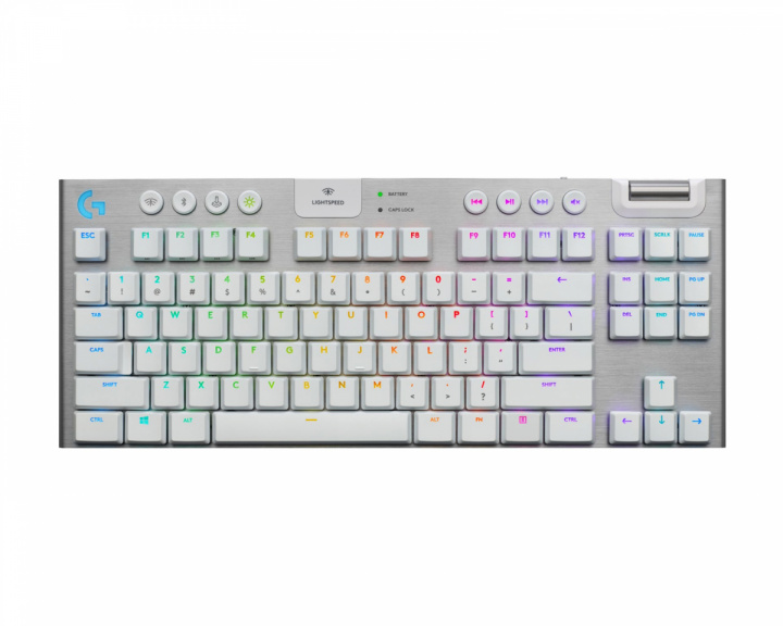 Logitech G915 Trådlöst RGB Gamingtangentbord TKL [GL Tactile] - Vit