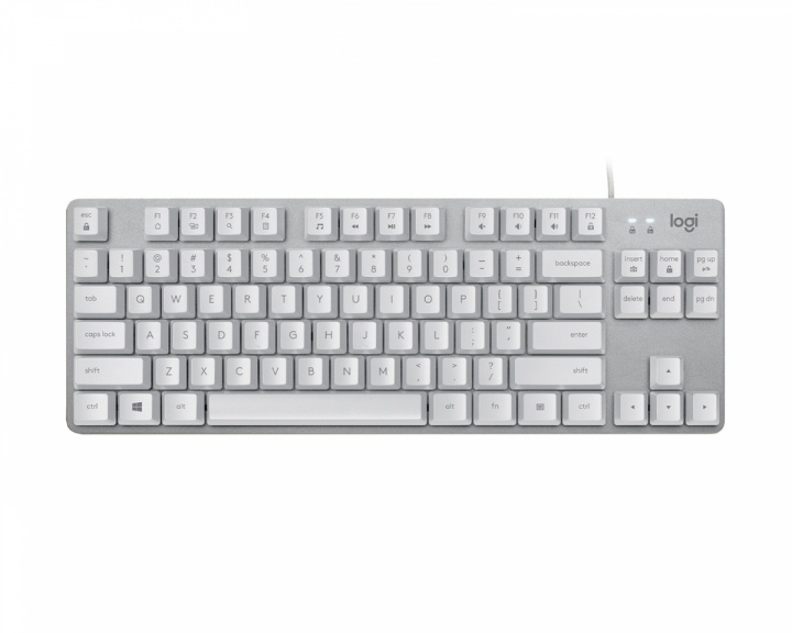 Logitech K835 TKL Tangentbord [TTC Red] - Vit/silver