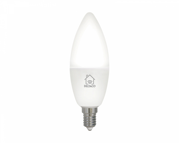 Deltaco Smart Home Smart Lampa E14 WiFI, White CCTC, Dimbar