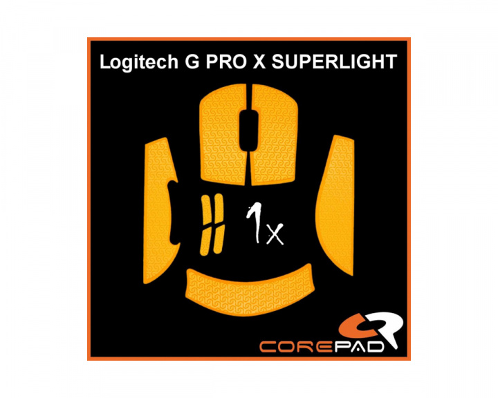 Corepad Soft Grips till Logitech G Pro X Superlight - Orange